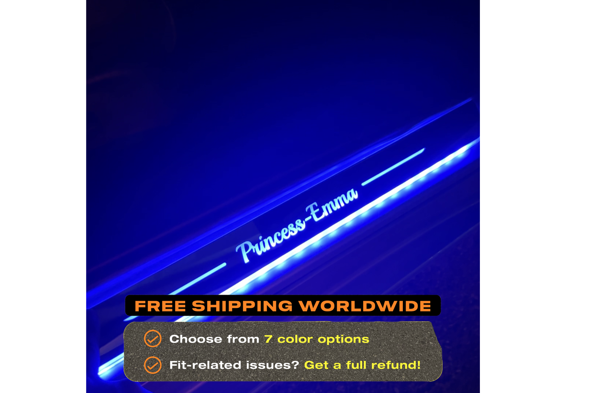 ZiftyCar™ LED Door Sill Pro (Customized)